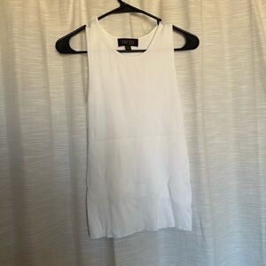 Like New: White Ribbed Tank Top by TRUTH (Size M)